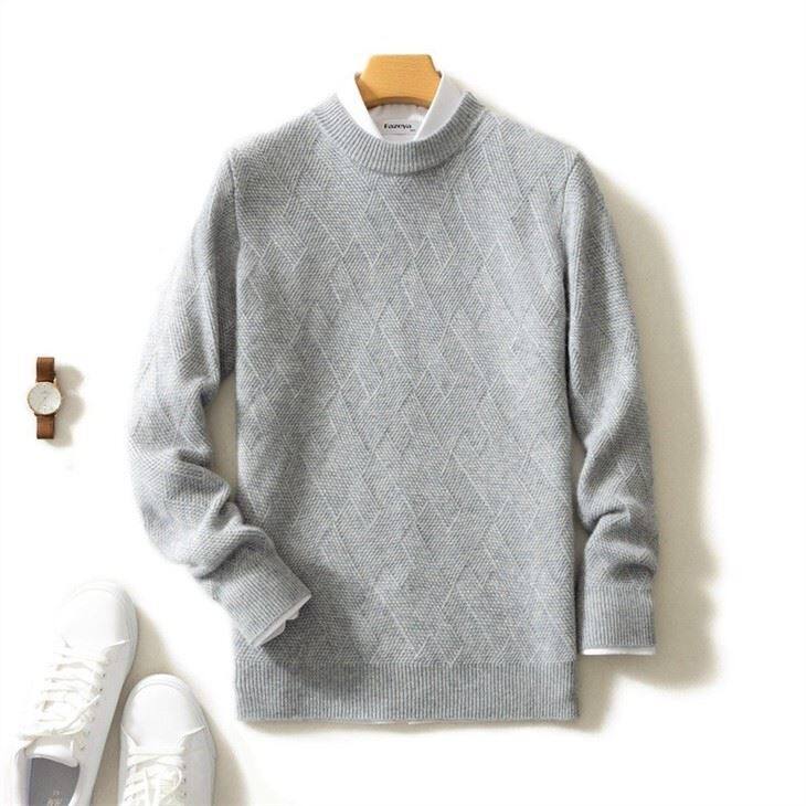 Winter Fashion Cable Knitting Cashmere Sweater