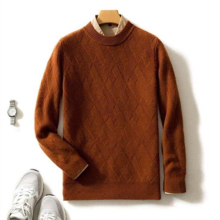 Winter Fashion Cable Knitting Cashmere Sweater