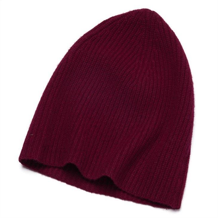 Winter Slouch Baggy Unisex Cashmere Beanie