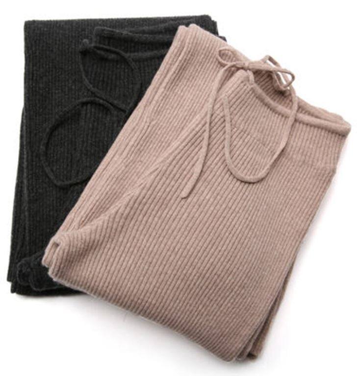Women 100% Cashmere Pants
