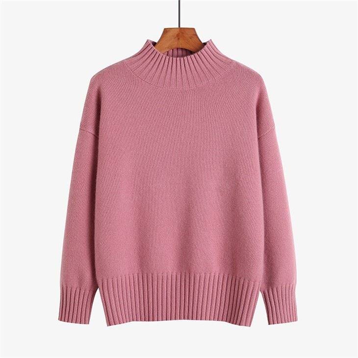 Women Fashion Warm Pure Cashmere Sweater
