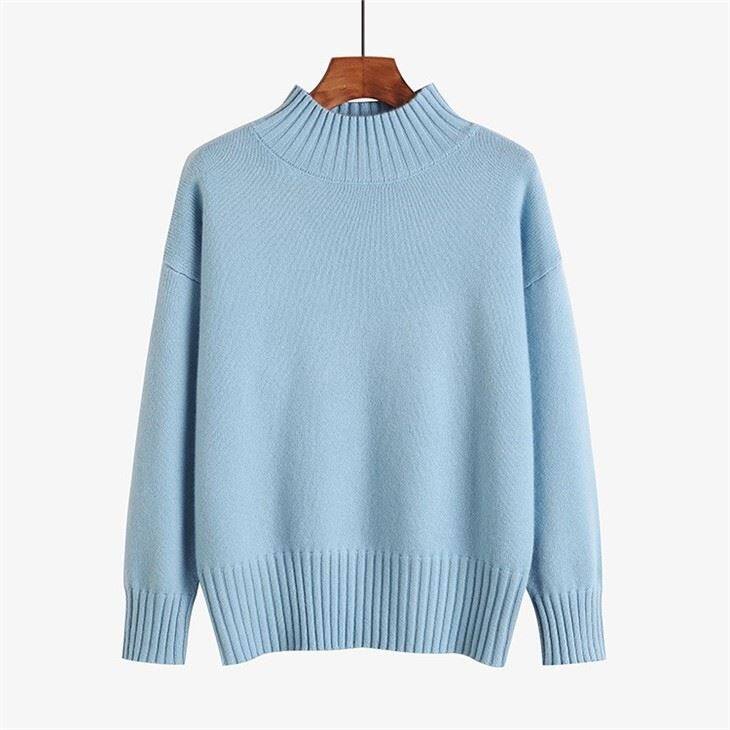 Women Fashion Warm Pure Cashmere Sweater