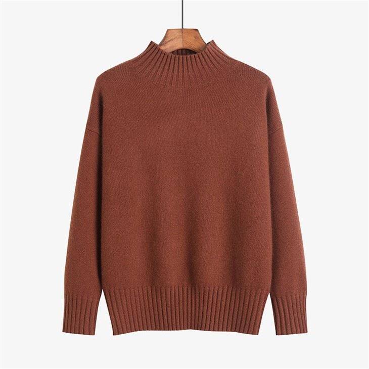 Women Fashion Warm Pure Cashmere Sweater