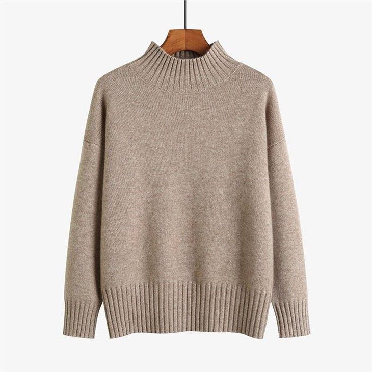 Women Fashion Warm Pure Cashmere Sweater