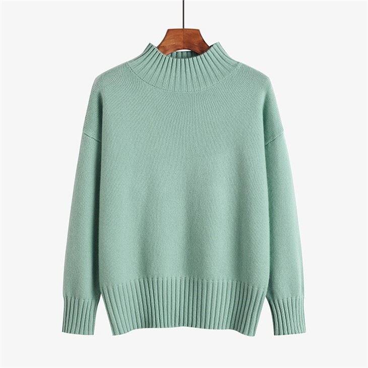 Women Fashion Warm Pure Cashmere Sweater