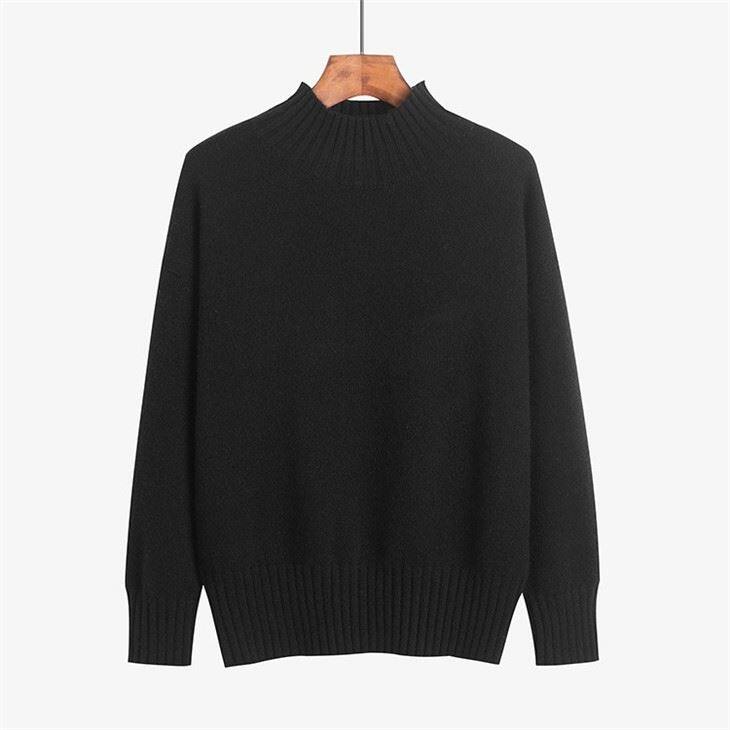 Women Fashion Warm Pure Cashmere Sweater