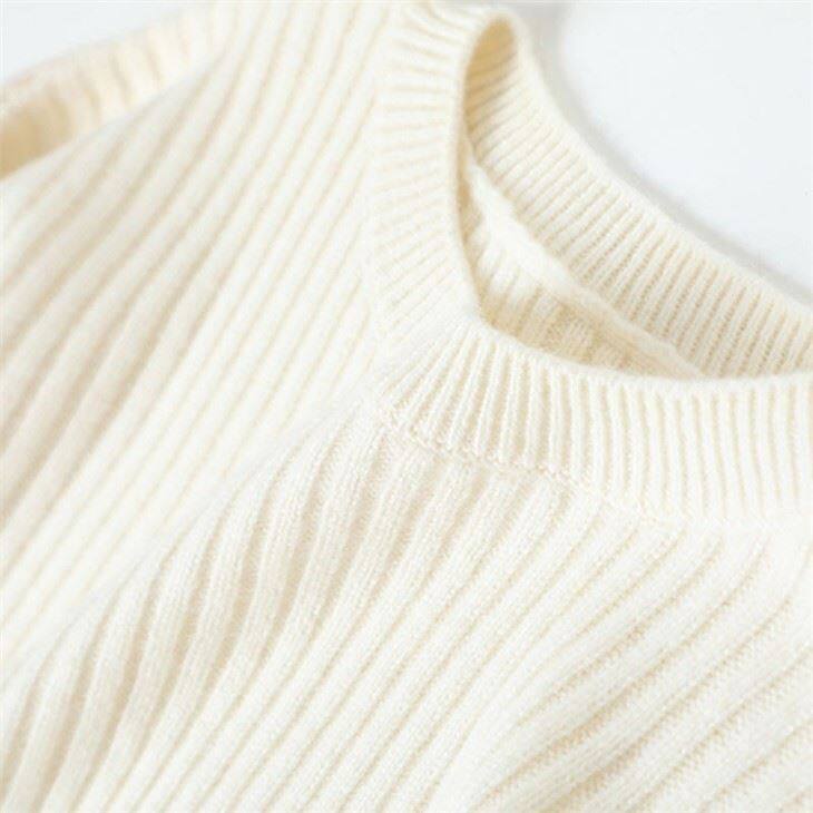Women O-Neck Pullover Cashmere Sweater