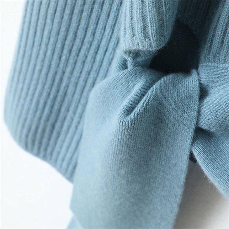 Women O-Neck Pullover Cashmere Sweater