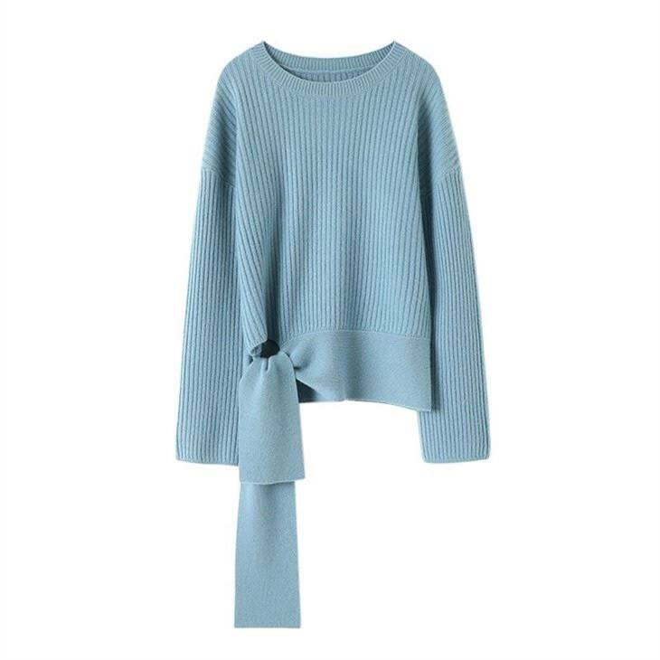 Women O-Neck Pullover Cashmere Sweater