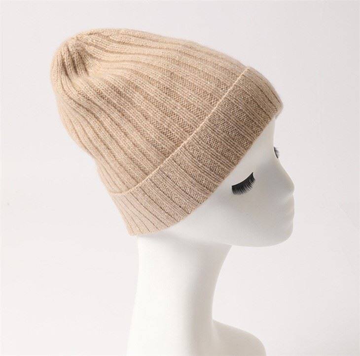 Women's Winter Knit Pure Cashmere Beanie