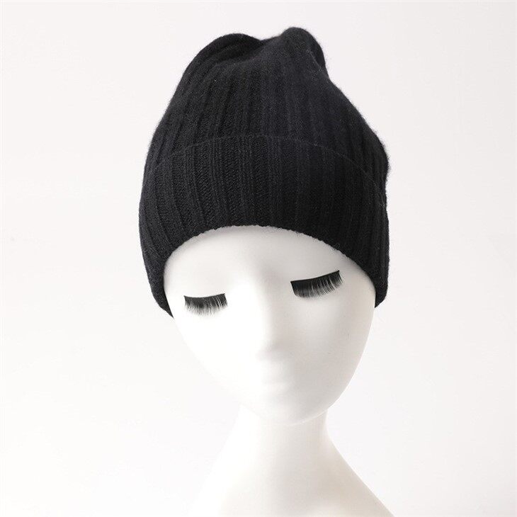 Women's Winter Knit Pure Cashmere Beanie