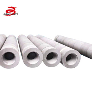 Low Resistance Graphite Electrode UHP 300mm with Preset Taper Nipple