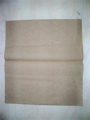 Kraft Nature V fold hand Towels 9x10.25 inches