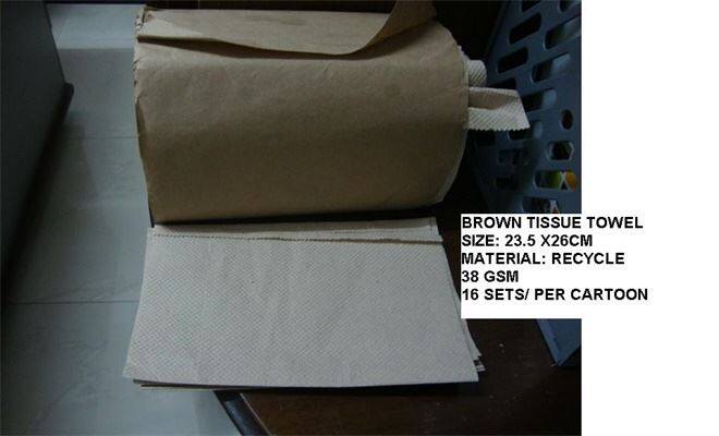 DETAILS BROWN TISSUE TOWEL