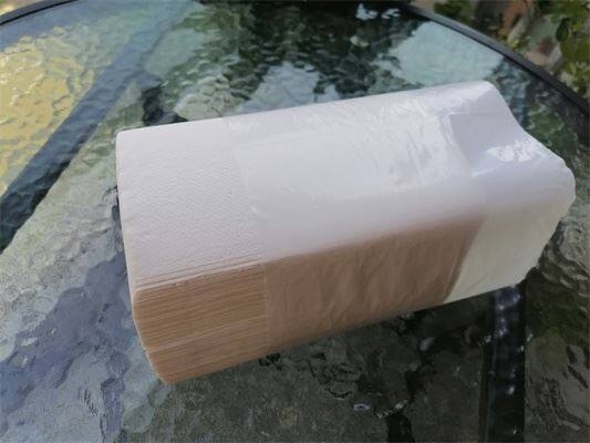 white paper Single fold Towels