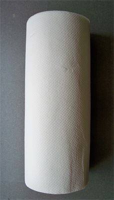Kitchen towel white embossing