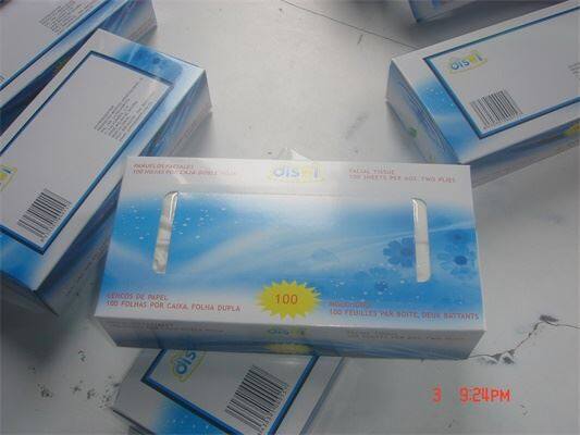hospital use facial tissue paper