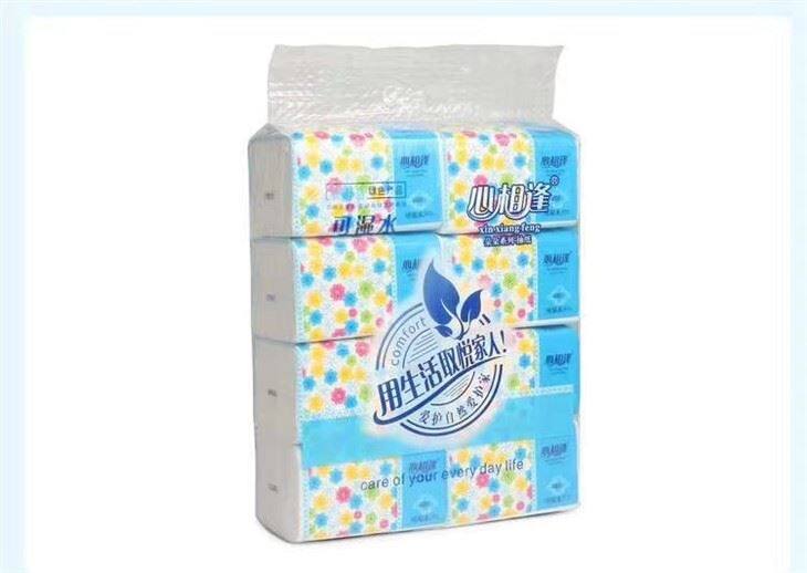 supermarket sale plastic bag facial tissue