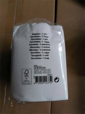 1 ply restaurant paper napkin