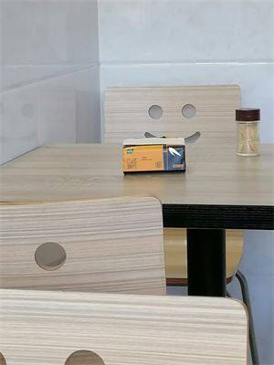 Dinning-room Cafeteria Bamboo pulp facial tissue