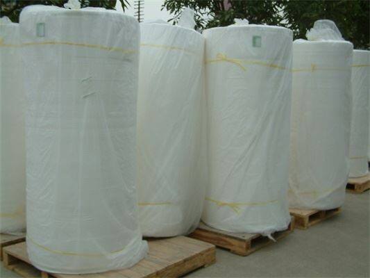 Demend-cut paper packed with shrinkage wrappaed