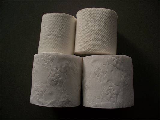 embossing toilet tissue