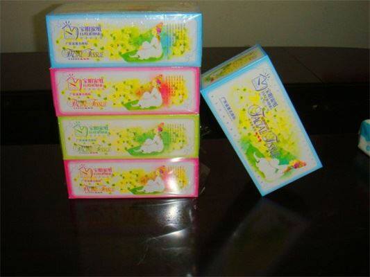 customized logo Box Tissue Paper