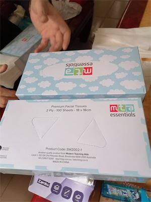 Premium petrol station tissue paper