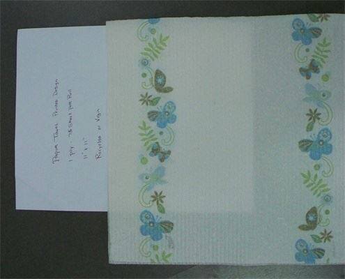 1ply 11x11 inches 75sheets per roll patterned kitchen paper towels