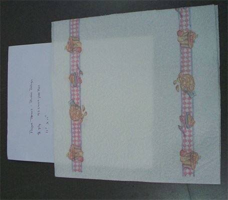 11x11 inches 75sheets per roll 2ply patterned kitchen paper towels