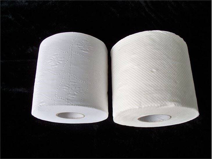 Recycle and Virgin toilet bath tissue roll(001)
