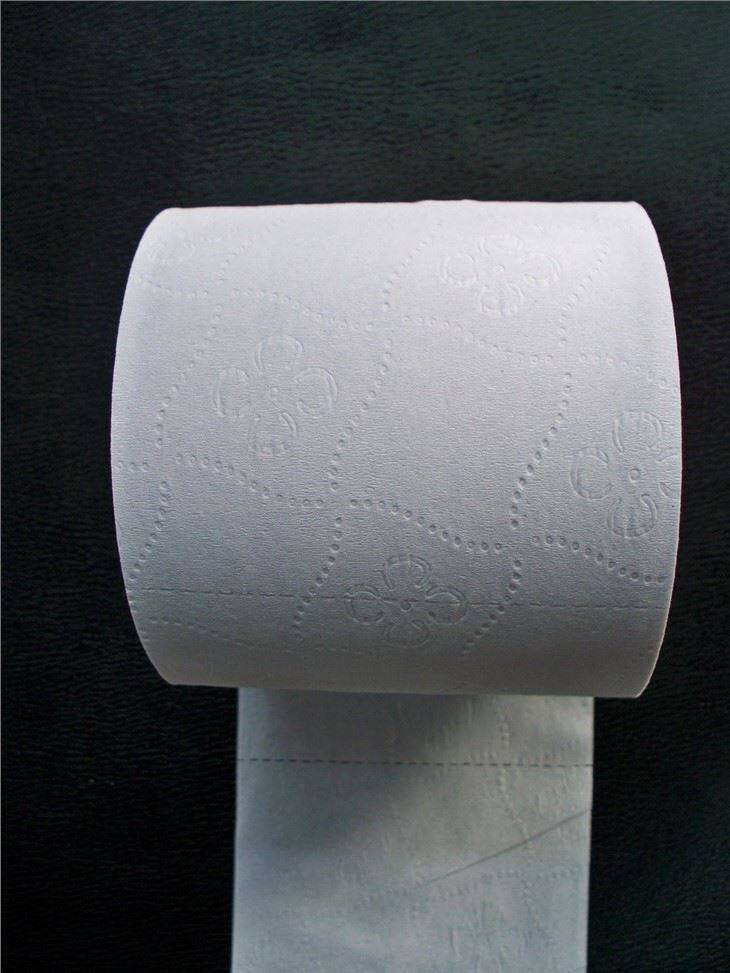 Recycled toilet tissue