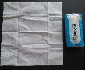 100% Cellulos Mini-handckerchief Tissue Paper