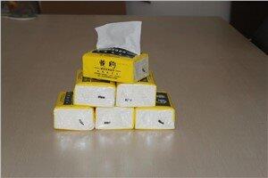 Customized Facial Tissue with Plastic Bag Package