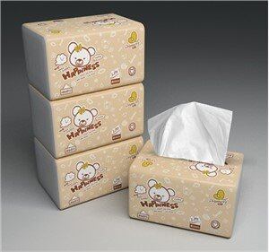 Branded Best Quality Tissue Paper Eco-Friendly 2ply Facial Tissue Paper Plastic Bags