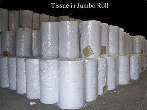 Virgin Pulp Jumbo Tissue Mother Roll