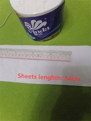 Sheets length 14cm