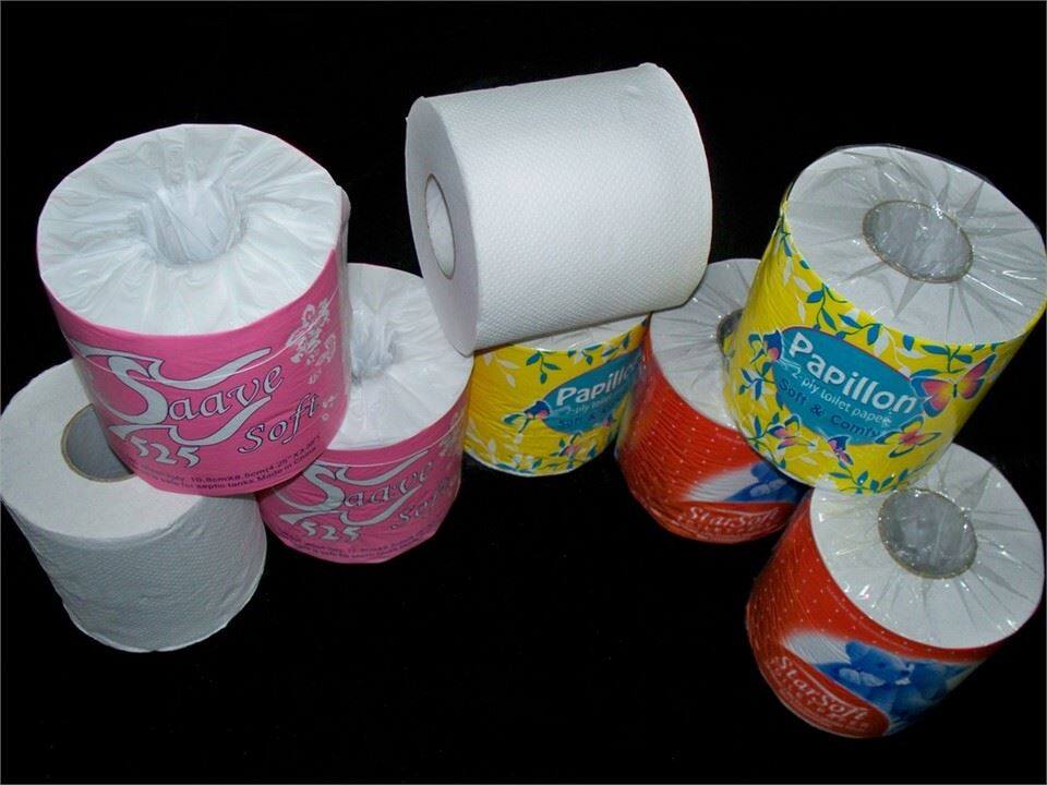 Ungebleichtes sicheres hygienisches Toilettenpapier