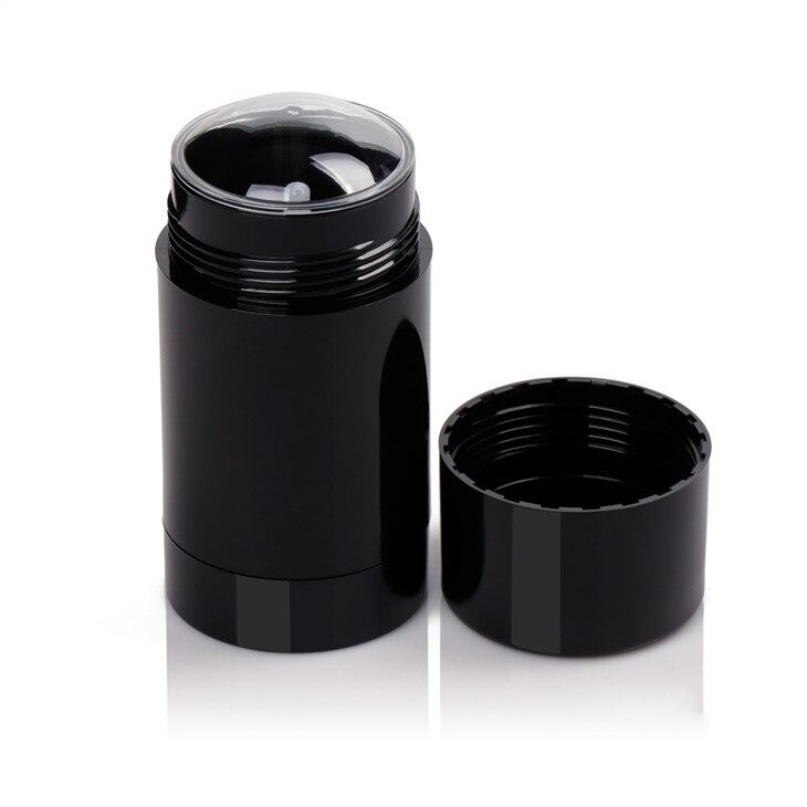 Zwarte deodorantcontainers