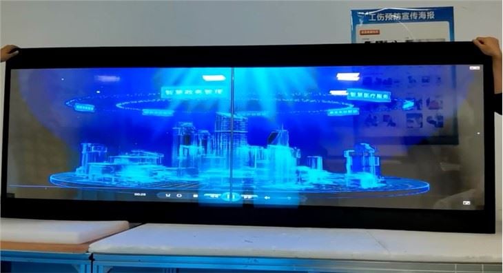 55 Inch OLED Transparent Splicing Screen