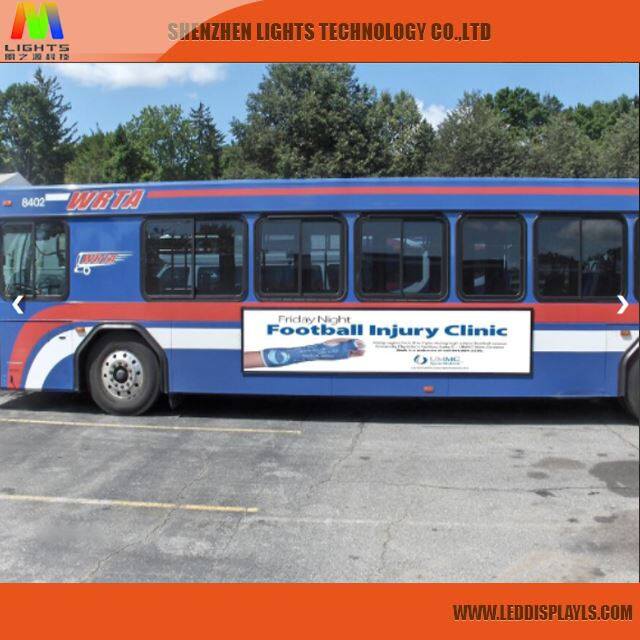Outdoor P2.5 Bus Advertising Display