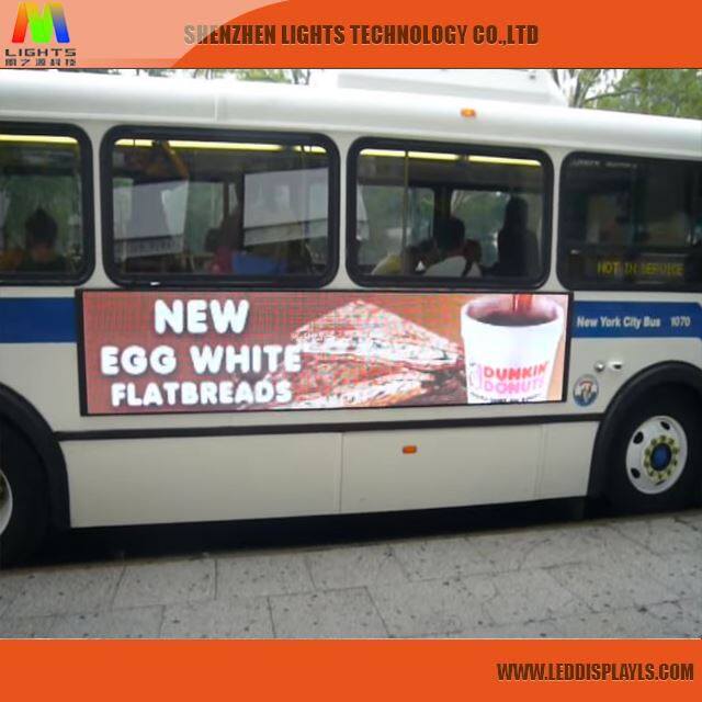 P4 Bus LED Sign Bus Led Wall Display