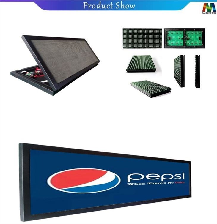 P4 Bus LED Sign Bus Led Wall Display