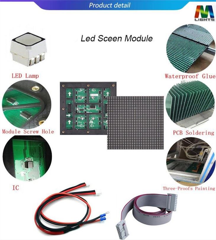 P4 Bus LED Sign Bus Led Wall Display
