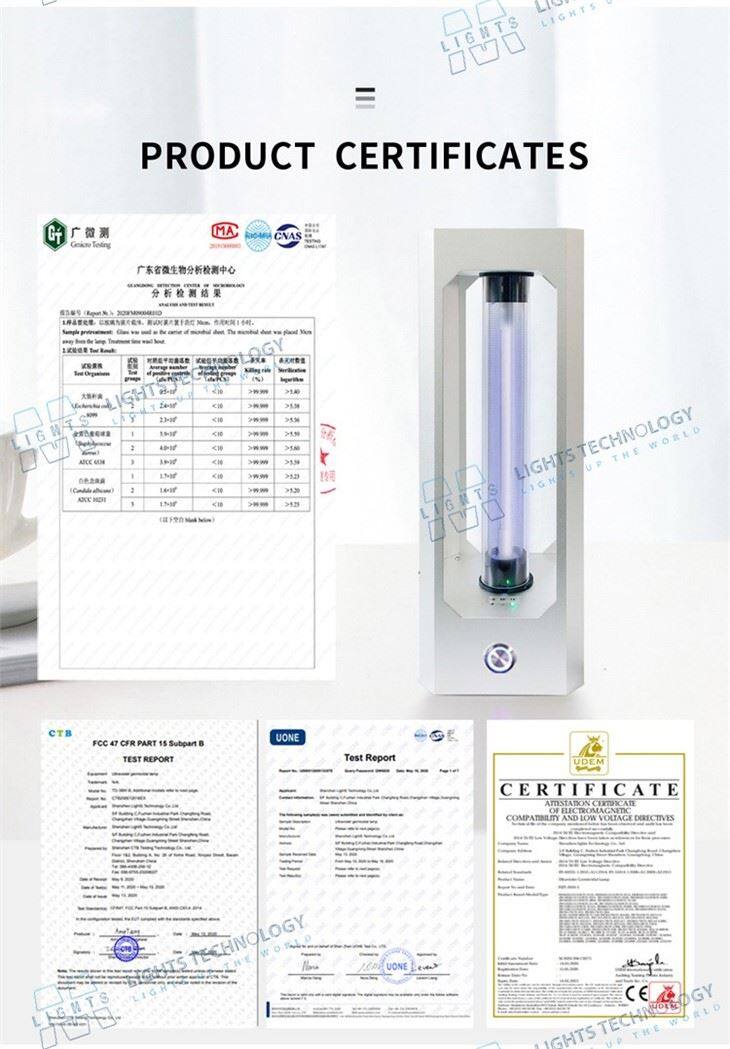 Table Type 222 Nm Uvc Lamp