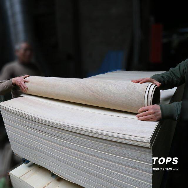 Flexible Plywood for Curved Furniture Surface and Structure