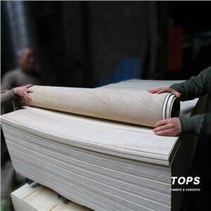 Madera contrachapada flexible