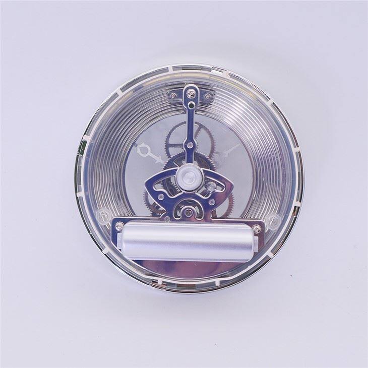 HR Diameter 103MM Silver Perspective Clock