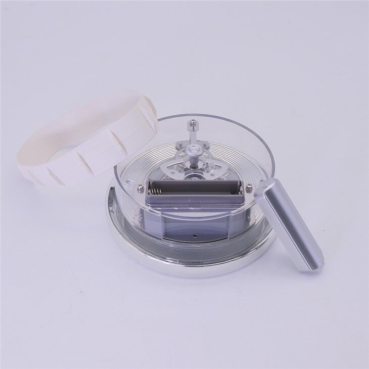 HR Diameter 103MM Silver Perspective Clock