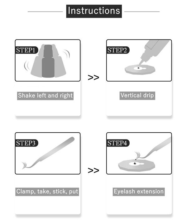 1 Second Quick Dry Glue For Lashes Extensions